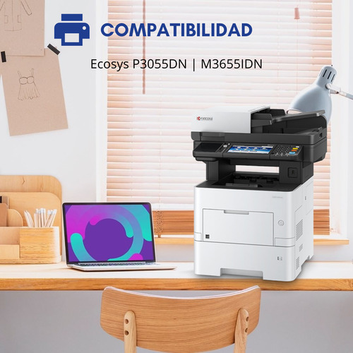 Toner Compatible Para P3055dn M3655idn Black 21500 Pag.