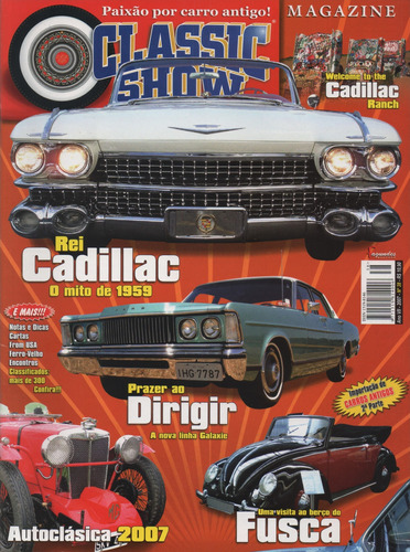 Classic Show Nº38 Cadillac 1959 Galaxie Autoclásica Fusca