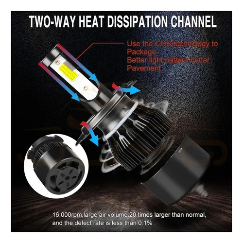 14000lm 9003/h4 H11/h8 Kit Led De Haz Alto/bajo Para Suzuki