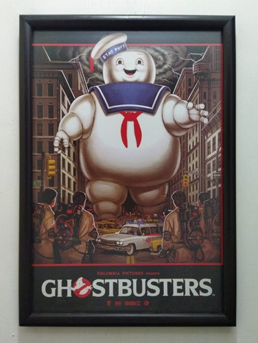 Ghostbusters Op 3 Poster Enmarcado 50 X 35 Cms 