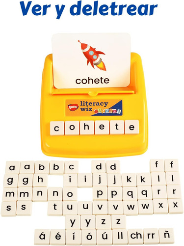 Juego Ortografía Bohs 60 Tarjetas Flash, Español, Preescolar