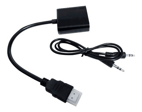 Pack Cable Adaptador Hdmi / Vga + Cable Auxiliar - Bigbull