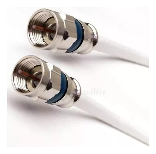 Rollo Cable Coaxial Rg-6, 10 Mts Con Terminales.