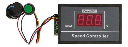 Dc6-60v 12v 24v 36v 48v 0-30a Pwm Controlador De Velocidad D