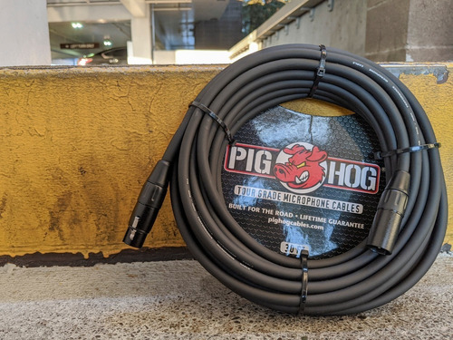 Imagen 2 de 4 de Pig Hog Phm10 Cable Xlr De 3 Metros Para Micrófono
