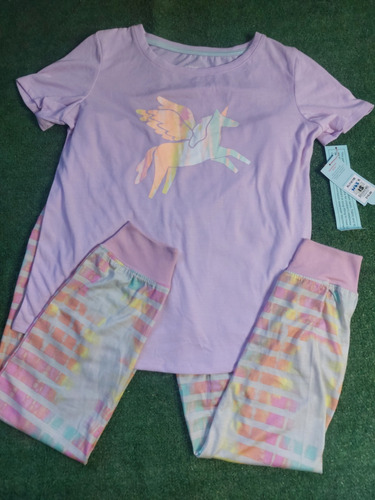 Pijama De Unicornio Dos Piezas Marca Cat  Jack Talla 12/14