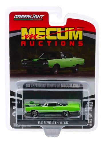 Plymouth Hemi Gtx 1969 - Mecum Auctions - Greenlight 1/64