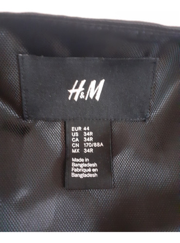 Chaleco Vestir Sastrero H&m Talle S Hombre (Usado)