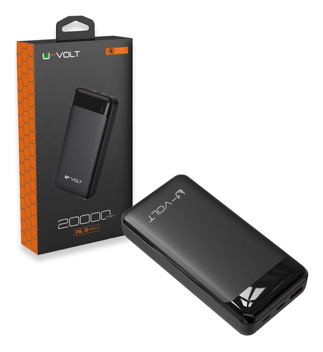 Power Bank U-volt Batería Portátil 20000mah Carga Rápida 18w