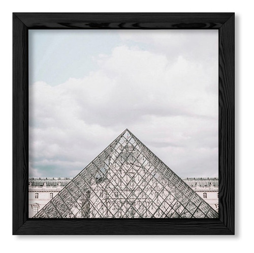 Cuadros Decorativos 20x20 Chato Negro I Love Paris 3