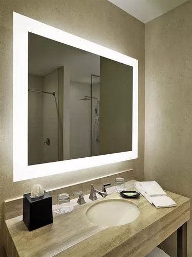 Espejo Para Baño Con Luz Led Encendido Tactil 90x180cm