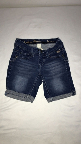 Short Jeans Color Azul Marca Justice Talla 6