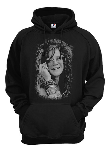 Sudadera Janis Joplin, Unisex Con Capucha Y Cangurera 02