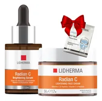 Comprar Kit Lidherma Radian C Serum Y Crema Hialuronico Vitamina C