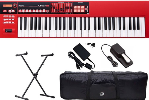 Teclado Sintetizador Roland 61 Teclas Xps10 Rd Red Vermelho