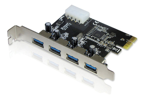 Mx7 Placa Pci-e 4 Puertos Usb 3.0 Plc302 Ppct