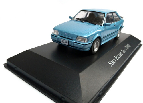 Miniatura Escort Xr3 1991 Carros Inesquecíveis Do Brasil 147 Cor Azul