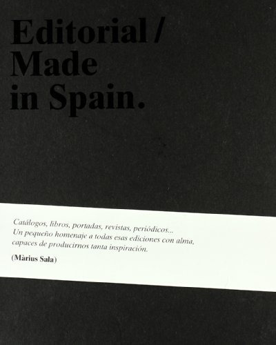 Libro Editorial Made In Spain De Marius Sala Ed: 1