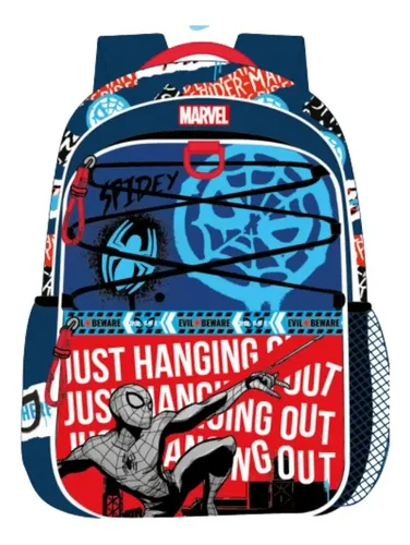 Mochila Escolar Oficio Premium Spiderman Justh Hanging | Cuotas sin interés