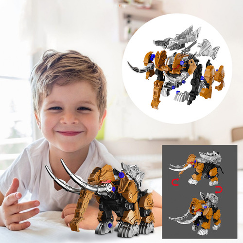 Mechanical Dinosaurs Building Blocks Assembling Simulation M