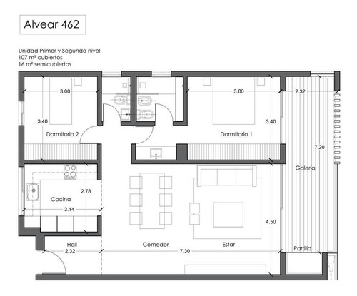 Imagen 24 de 30 de Alvear 462 - City Bell Unidad De 2 Dormitorios - Dacal Bienes Raices