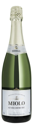 Promoção Kit 06 Un Espumante Miolo Cuvee Demi Sec 750 Ml