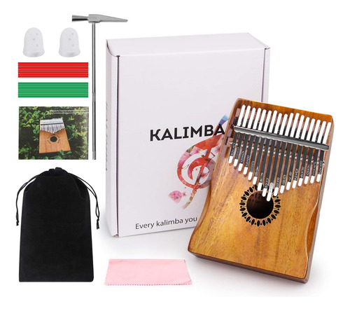 Calimba De 17 Teclas, Portátil, Piano Mbira, Regalos Para Ni
