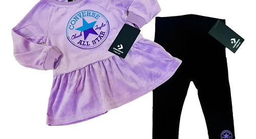 Conjunto Converse Original 2 Piezas - Talla 12 Meses Niña