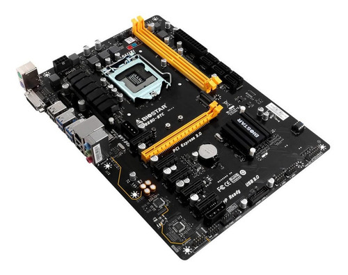 Placa Base Biostar 198118 Tb250-btc Core I7 / I5 / I3 Lga115