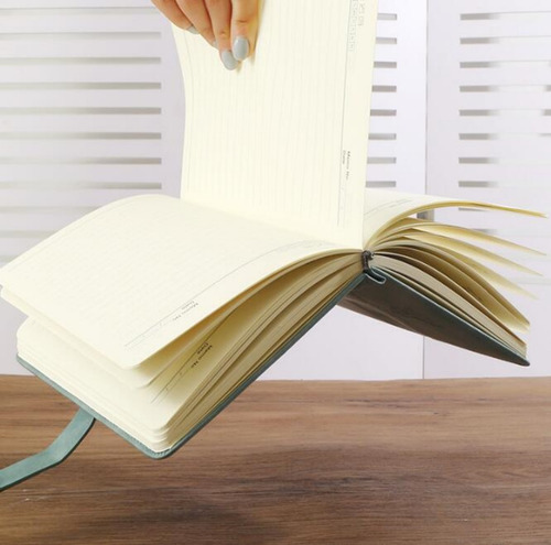2 Cuaderno Forrado Tapa Dura Para Regalo Escolar,360 Páginas