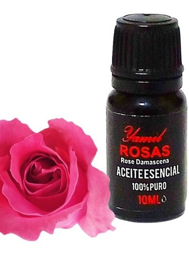 Yamil Aceite Esencial De Rosas 10ml, Puro, Difusor, Masajes