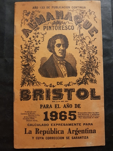 Almanaque Pintoresco De Bristol 1965. 51540