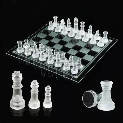 Tabuleiro de xadrez de luxo grande jogo de xadrez rei alto 96 mm peças de  xadrez não magnéticas de plástico para viagens em família jogo de mesa de  tabuleiro profissional conjunto de