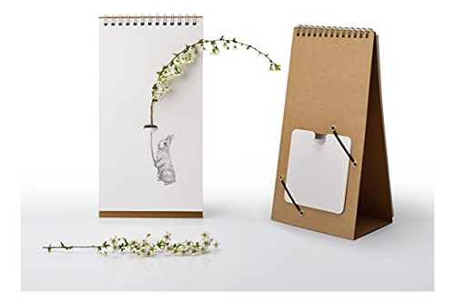 Playable Art Flip Vase - Florero Estilo Cuaderno De Mesa Par