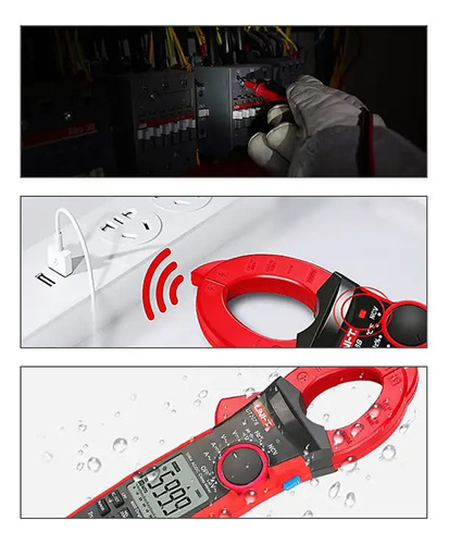Amperimetro Tenaza Ut207b Uni-t, Tester Ac/dc, Corriente Cc