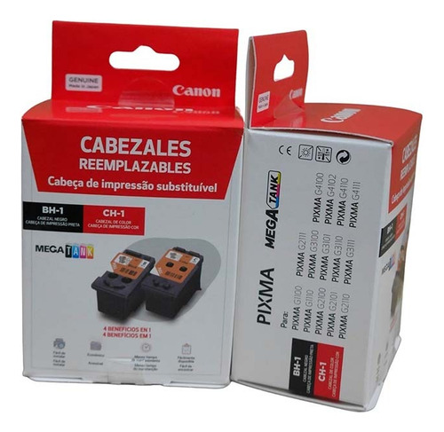 Cabezal Canon Color + Negro G2100,g3100, G3101, G3110, G4111