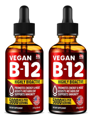 B12 5000 Sublingual Raw Metilcobalamina Organico Veg
