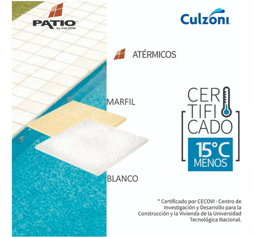 Imagen 2 de 10 de Borde Recto Ballena Piscinas Y Piletas Patio Culzoni 50x40cm