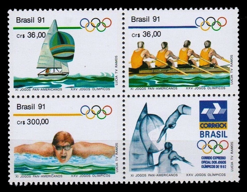 Juegos Olìmpicos - Brasil 1991 - Serie Mint - Yv 2009-11