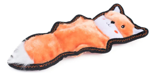 Pelucia Com Apito Z-stitch Skinny Peltz Chipmunk Para Cães Cor Laranja Desenho Raposa