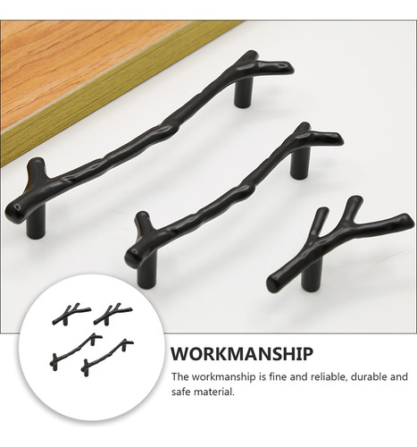 4 Piezas De Manijas En Forma De Rama, Pomos Decorativos Para