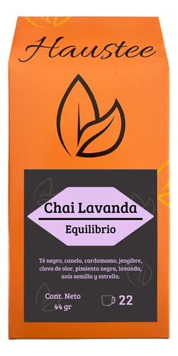 Infusión Té Chai Lavanda Haustee