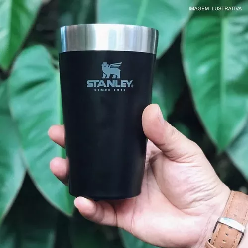 Copo Térmico de Cerveja Stanley com Tampa Matte Black 473ml