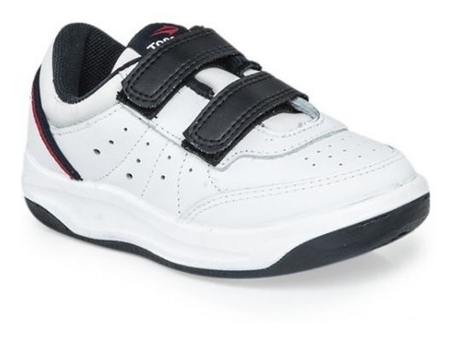 Zapatillas Topper X Forcer Velcro Kids Colegial 100% Cuero