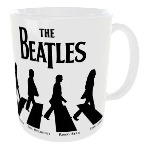 The Beatles Crosswalk Mug - Harrison Star Mccartney Lennon