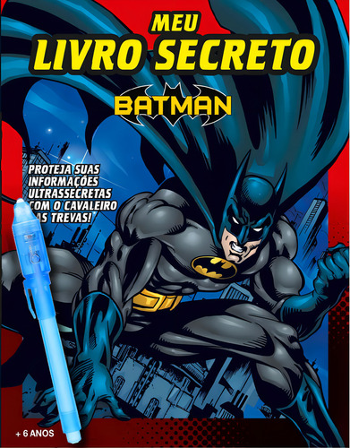 Batman - Meu livro secreto especial, de On Line Editora. Editorial IBC - Instituto Brasileiro de Cultura Ltda, capa mole em português, 2020