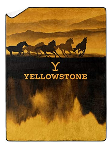 Northwest Yellowstone Oversized Silk Touch Sherpa Throw Blan