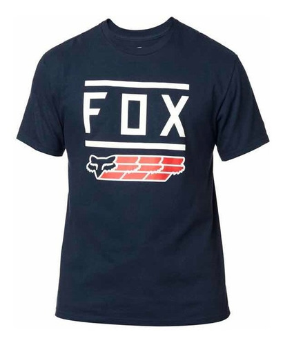 Camiseta Fox Azul Talla Medium Original