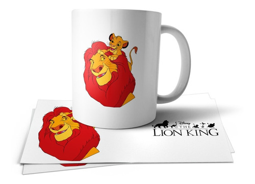 El Rey Leon Mufasa Y Simba Taza Tu Propio Estilo