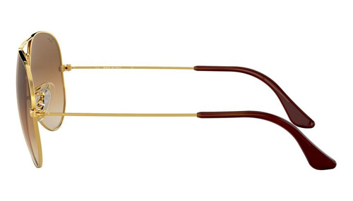 Lente De Sol Ray Ban Piloto Café Desvanecido Rb3025